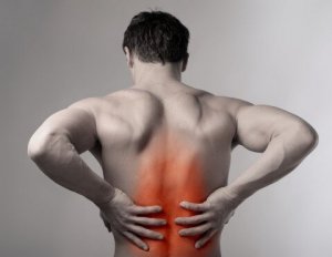 Man suffering from backache